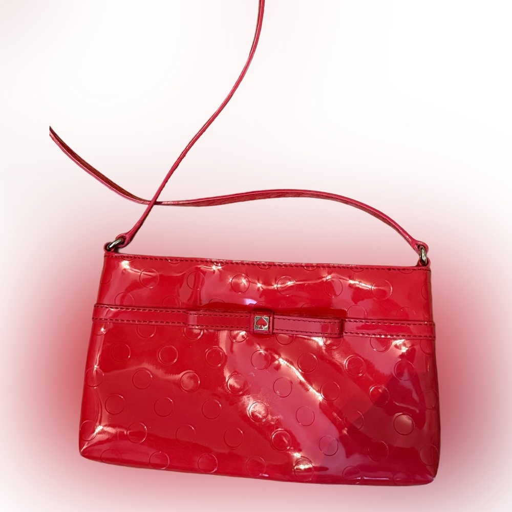Kate Spade Glossy Red Shoulder Bag